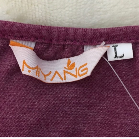 MIYANG Lace Bottom Pink Dress Size L - Picture 3 of 8